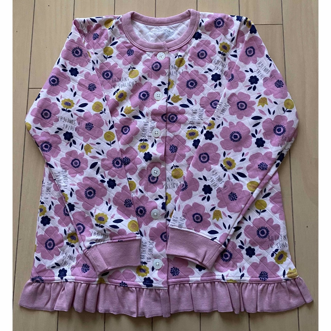 ampersand(アンパサンド)のエフオーキッズ アンパサンド キルトパジャマ 130 キッズ/ベビー/マタニティのキッズ服女の子用(90cm~)(パジャマ)の商品写真