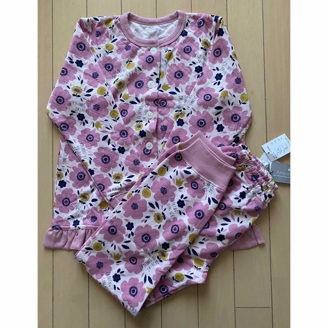 ampersand(アンパサンド)のエフオーキッズ アンパサンド キルトパジャマ 130 キッズ/ベビー/マタニティのキッズ服女の子用(90cm~)(パジャマ)の商品写真