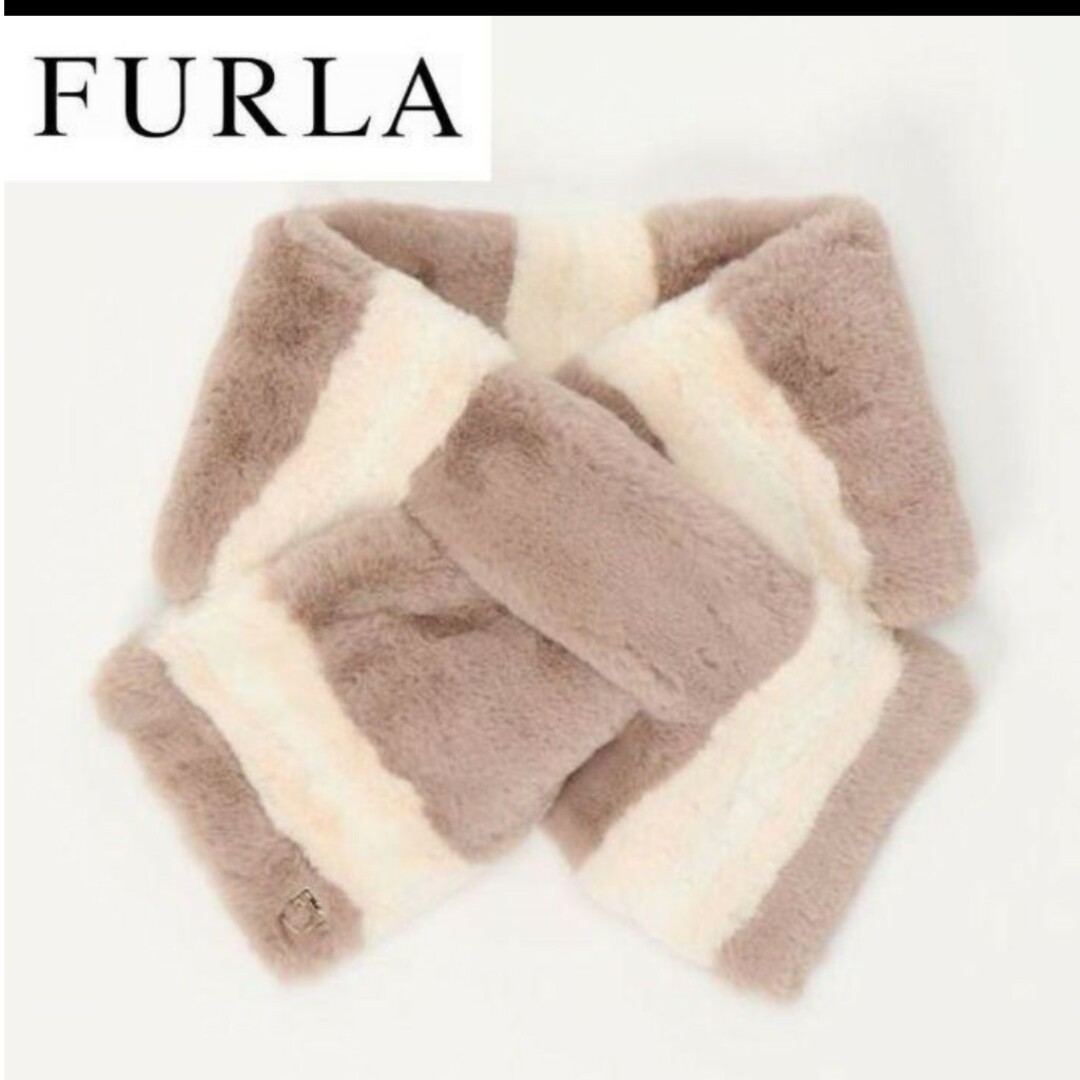 Furla(フルラ)のFURLA フルラ フェイクファーマフラー レディースのファッション小物(マフラー/ショール)の商品写真