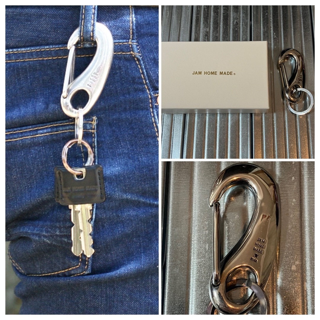 JAM HOME MADE - 【美品/箱付き】カラビナ シルバー925 ビッグ JAM HOME MADE - 【美品/箱付き】カラビナ シルバー925 ビッグ