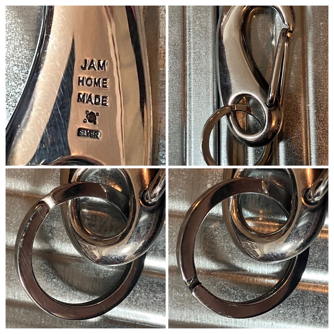 JAM HOME MADE - 【美品/箱付き】カラビナ シルバー925 ビッグ JAM HOME MADE - 【美品/箱付き】カラビナ シルバー925 ビッグ