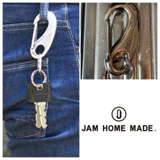 ジャムホームメイド(JAM HOME MADE)の【美品/箱付き】カラビナ シルバー925 ビッグワン ミドル キーホルダー(キーホルダー)