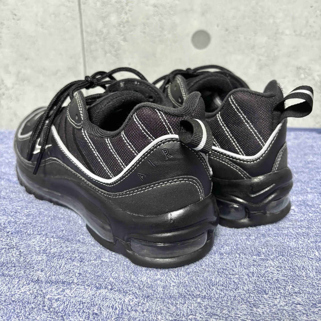 NIKE(ナイキ)のNIKE AirMax98 Black Oil Grey 26.0cm メンズの靴/シューズ(スニーカー)の商品写真
