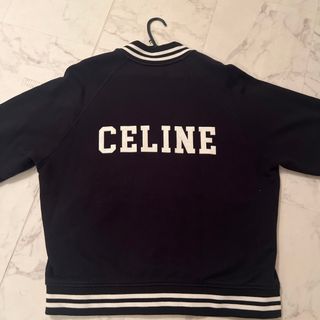 セリーヌ(celine)の22AW celine テディ カレッジ セリーヌ スウェット ルーズフィット(スタジャン)