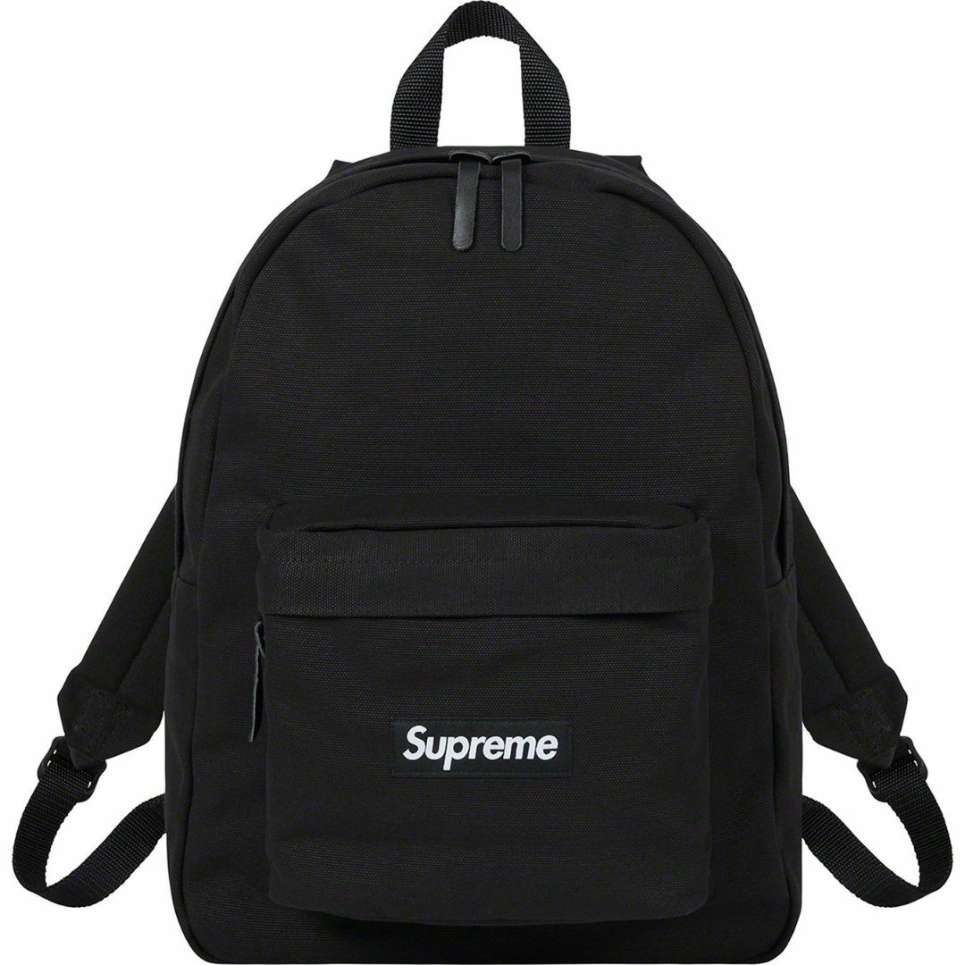 72h限定 Supreme Canvas Backpack キャンバス バックパック 黒 ...