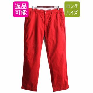 ラルフローレン(Ralph Lauren)のポロ ラルフローレン チノ パンツ 36 スラックス ノータック ストレート 赤(チノパン)