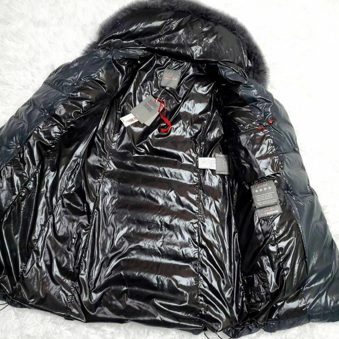 DUVETICA(デュベティカ)の未使用保管品 42 デュベティカ エフィラ ダウン コート シルバーフォックス レディースのジャケット/アウター(ダウンコート)の商品写真