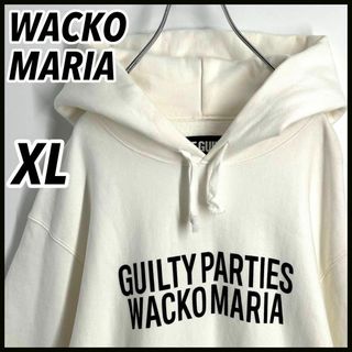 ワコマリア(WACKO MARIA)の【希少XL】ワコマリア センターロゴ パーカー 肉厚 ゆるだぼ 即完売品(パーカー)