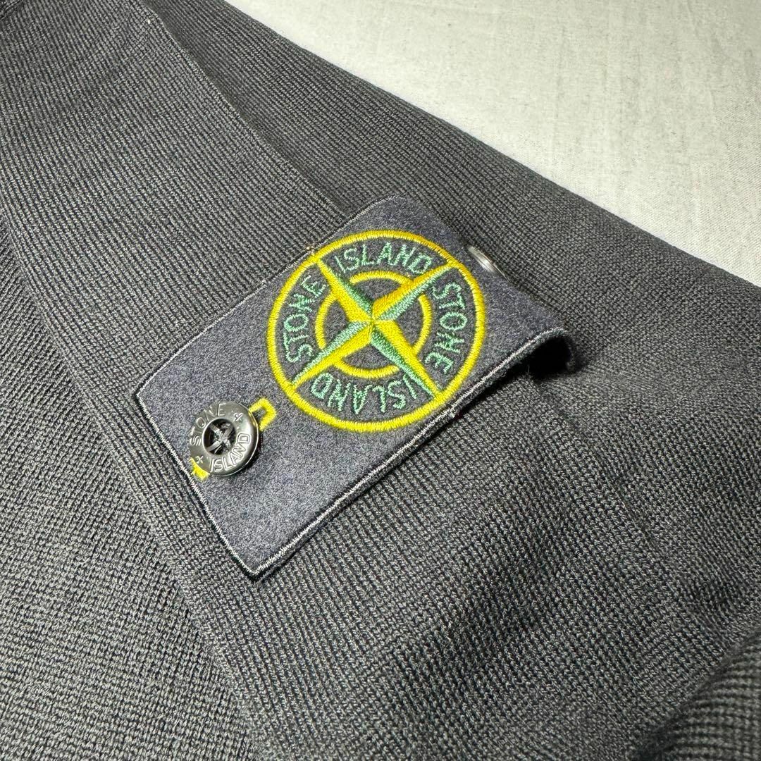 STONE ISLAND - ストーンアイランド クルーネック ニット ブラック S