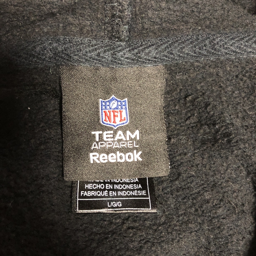 Reebok - 【リーボック ビッグロゴパーカー】 00s NFLセイント 袖ロゴ