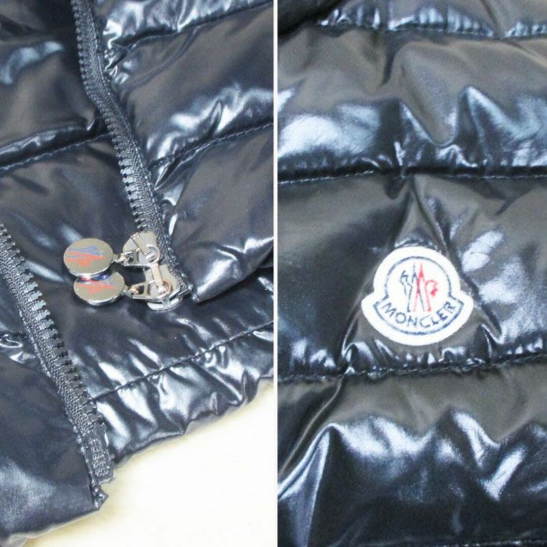 MONCLER(モンクレール)のMONCLER モンクレール ダウンベスト ナイロン サイズ2 ブラック レディースのジャケット/アウター(ダウンベスト)の商品写真