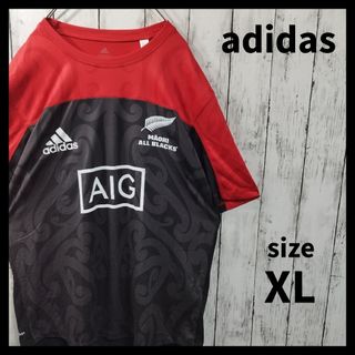 アディダス(adidas)の【adidas】ALL BLACKS Tシャツ　半袖　タグ付き　タグ付き　新品(Tシャツ/カットソー(半袖/袖なし))