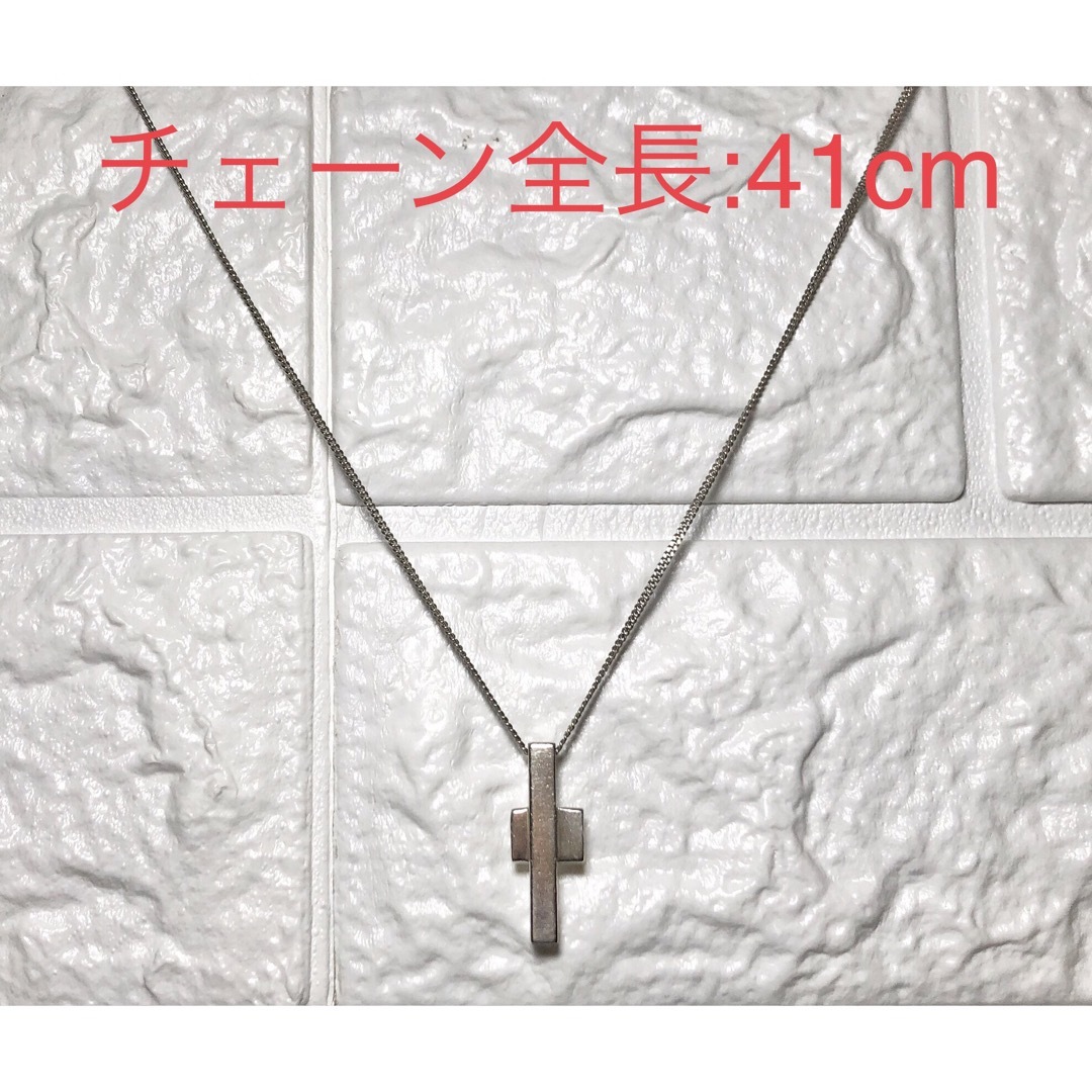 GUCCI - グッチ クロスネックレス シルバー 925 GUCCI silverの GUCCI - グッチ クロスネックレス シルバー 925 GUCCI silverの