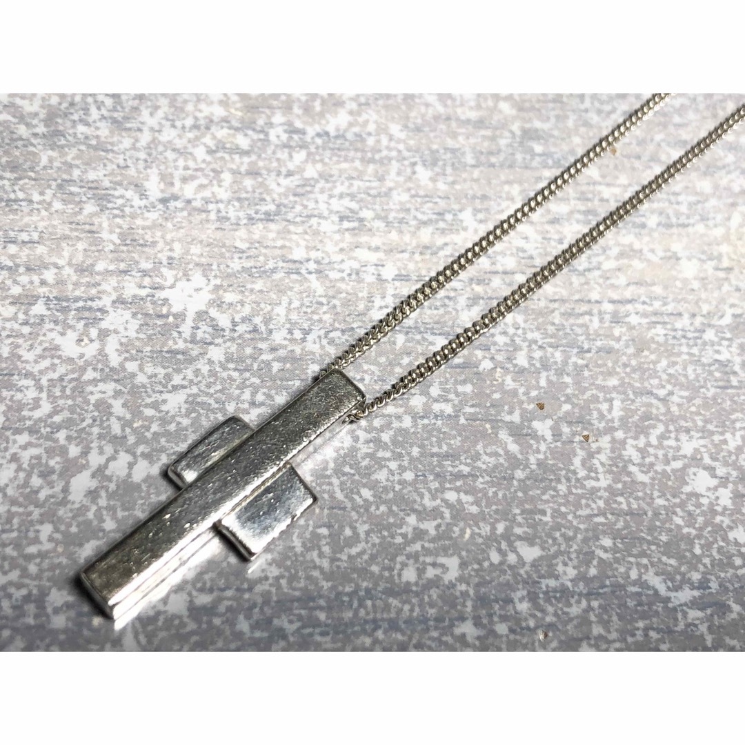 GUCCI - グッチ クロスネックレス シルバー 925 GUCCI silverの GUCCI - グッチ クロスネックレス シルバー 925 GUCCI silverの