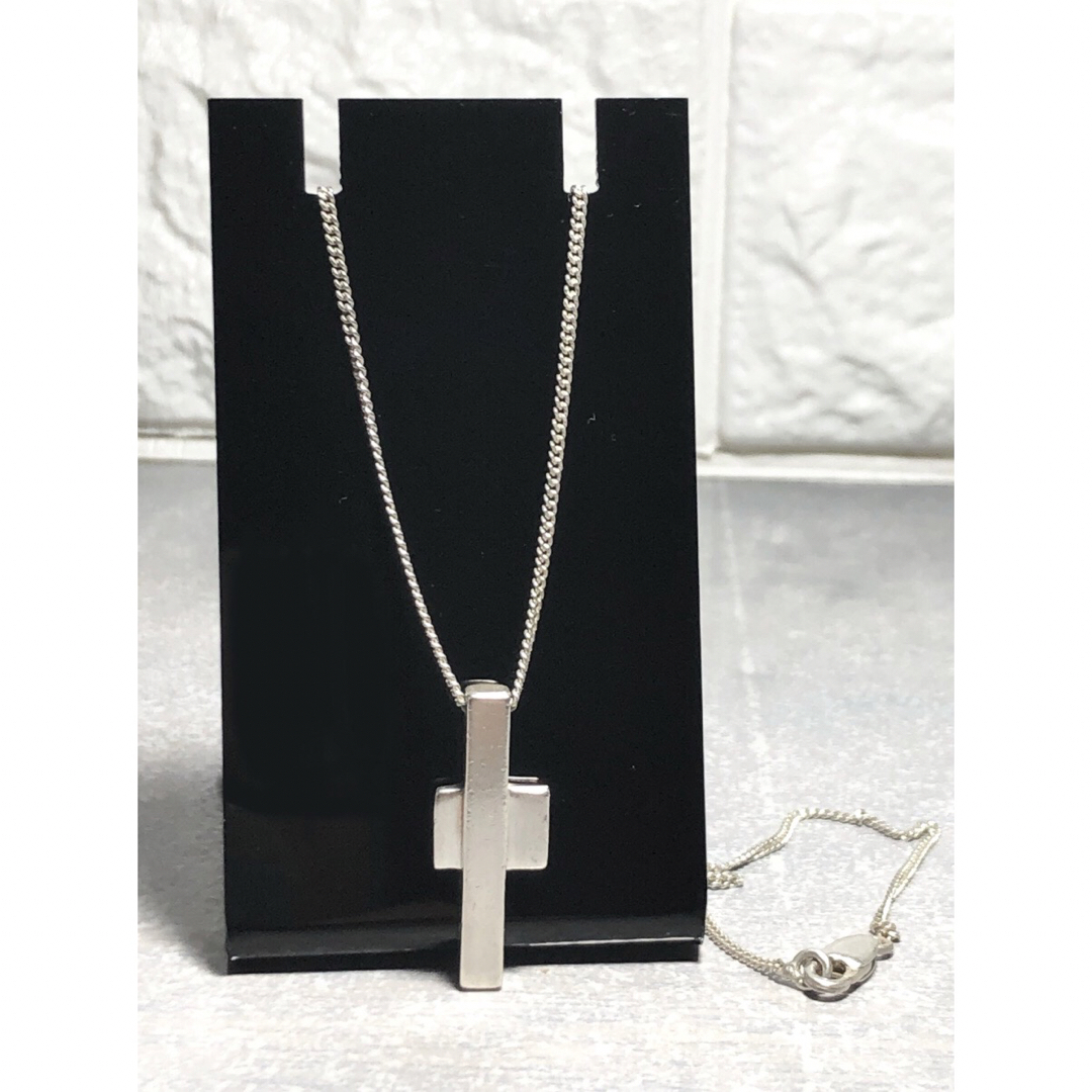 GUCCI - グッチ クロスネックレス シルバー 925 GUCCI silverの GUCCI - グッチ クロスネックレス シルバー 925 GUCCI silverの