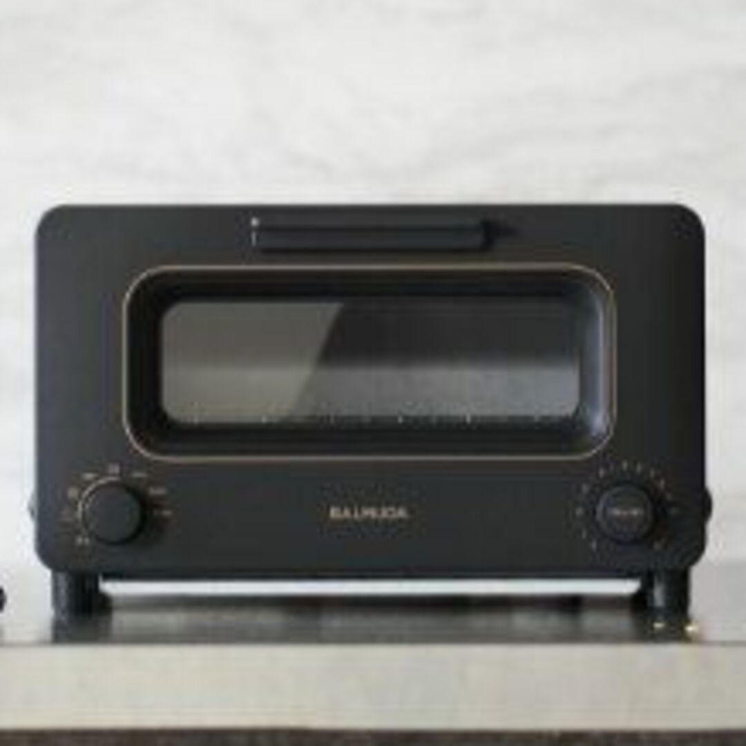 BALMUDA(バルミューダ)の【モリゾー様】BALMUDAトースター黒　新品未使用　K05A-BK スマホ/家電/カメラの調理家電(調理機器)の商品写真