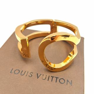 ルイヴィトン(LOUIS VUITTON)の箱付きほぼ未使用 LOUIS VUITTON ゴールドバングル(ブレスレット/バングル)