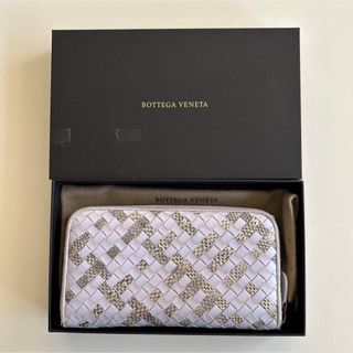 ボッテガヴェネタ(Bottega Veneta)の人気カラー✨ボッテガヴェネタ 長財布 イントレチャート パイソン パープル(財布)