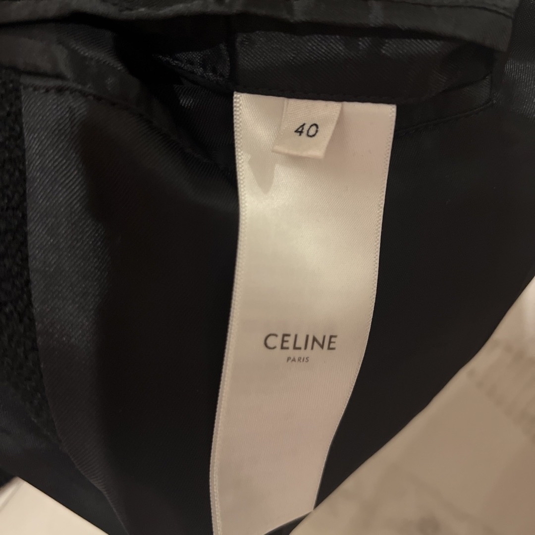 celine(セリーヌ)のceline セリーヌ ジミン リサ テディ 黒 BTS メンズのジャケット/アウター(スタジャン)の商品写真