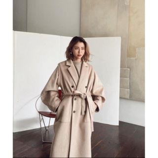 アリシアスタン(ALEXIA STAM)のALEXIA STAM Tuck Sleeve Wool Long Coat S(ロングコート)