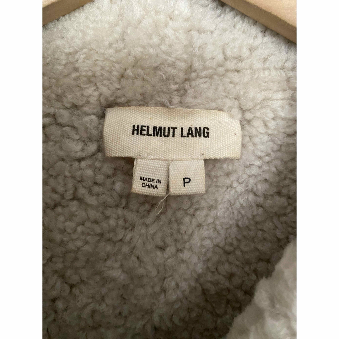 HELMUT LANG(ヘルムートラング)のhelmut  lang ヘルムートラング　ムートン　ボア　レザージャケット　P レディースのジャケット/アウター(ムートンコート)の商品写真