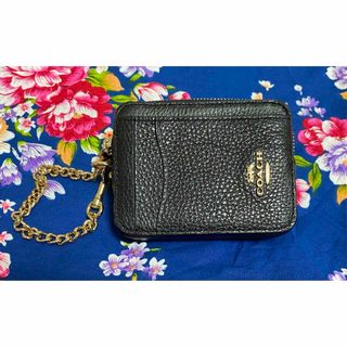 コーチ(COACH)のCoach  ジップ カード ケース(名刺入れ/定期入れ)