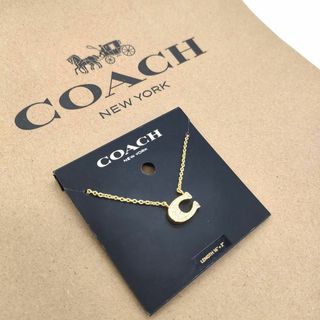 コーチ(COACH)の[COACH] ネックレス シグネチャー 91433（ゴールド）(ネックレス)