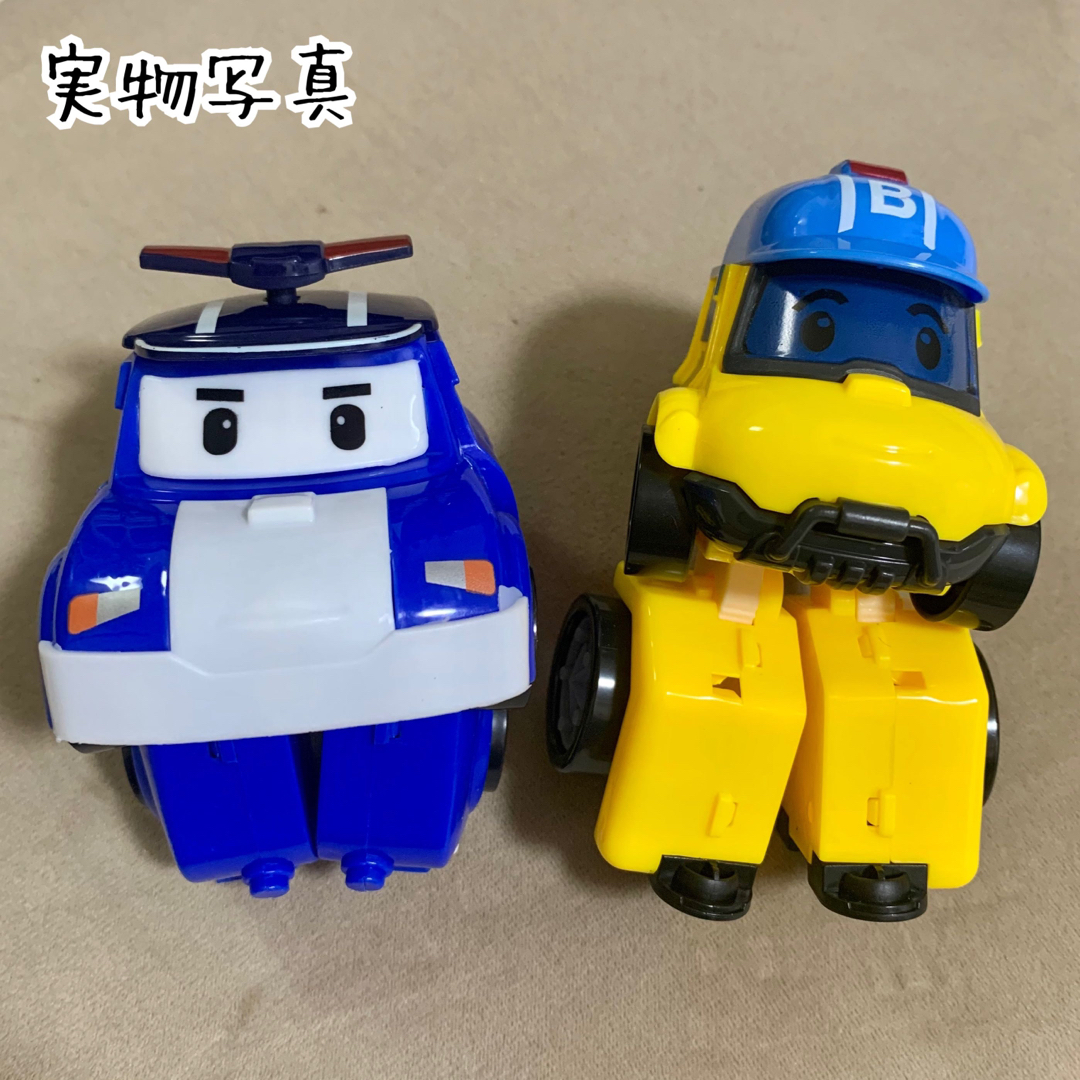 ロボカーポリー  変身変形ロボット 6台セット ミニカー 玩具 クリスマス 冬 エンタメ/ホビーのおもちゃ/ぬいぐるみ(ミニカー)の商品写真