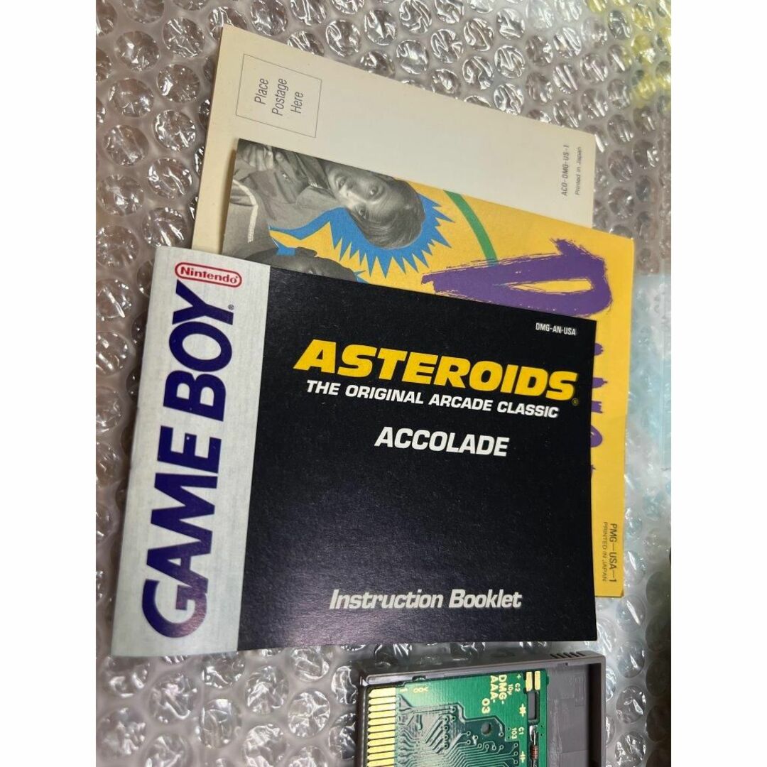 GB Asteroids / アステロイド 初期版 北米版 海外 輸入 状態画像 GB Asteroids / アステロイド 初期版 北米版 海外 輸入 状態画像