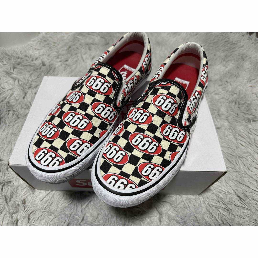 vans2017ss Supreme x Vans 666 slip on