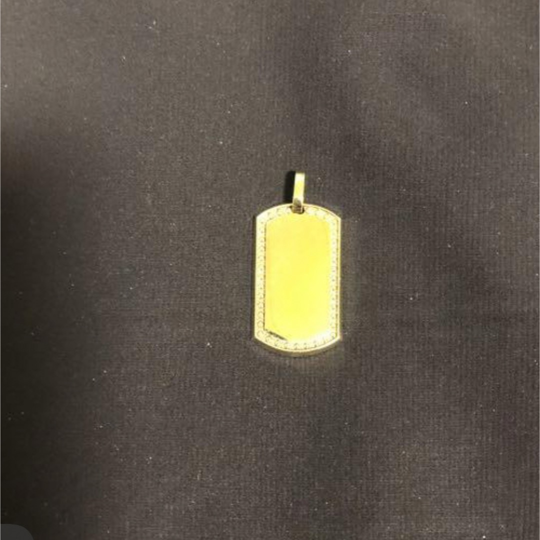 ネックレス10k   ドッグタグ　dogtag 3.5g