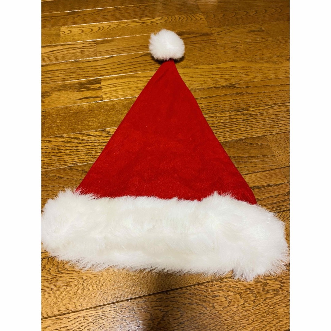 サンタ帽　厚手 エンタメ/ホビーのコスプレ(衣装)の商品写真