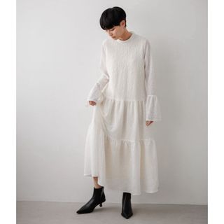 ジーナシス(JEANASIS)の【eL】W Jacquard Tiered One-piece(ロングワンピース/マキシワンピース)