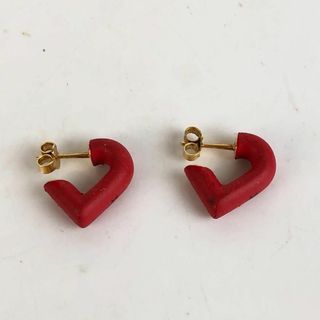 ルイヴィトン(LOUIS VUITTON)のLOUIS VUITTON ルイヴィトン ピアス アクセサリー レッド ゴールド(ピアス)