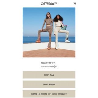 オフホワイト(OFF-WHITE)のoff-white アローフーディ(パーカー)