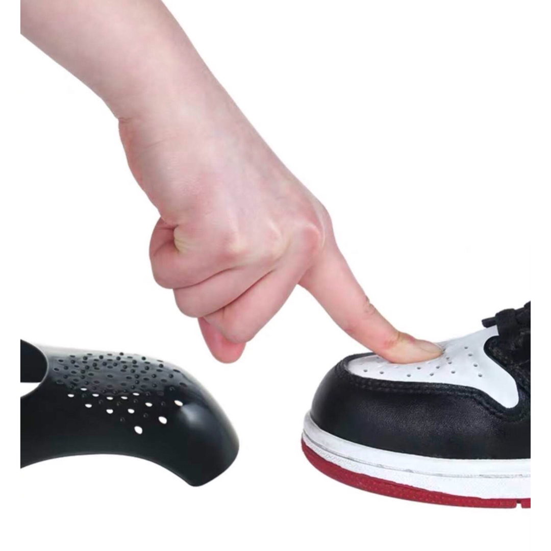 10足セット！シューガード スニーカーシールド 履きジワ防止 黒 シューキーパー メンズの靴/シューズ(スニーカー)の商品写真