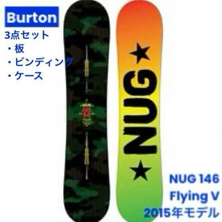 バートン(BURTON)の【Burton】NUG146 FlyingV スノーボード3点セット(ボード)