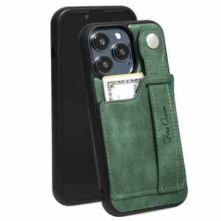 「FIRE CRAVE」 iphone13 pro ケース 革 カード 収納 背(その他)