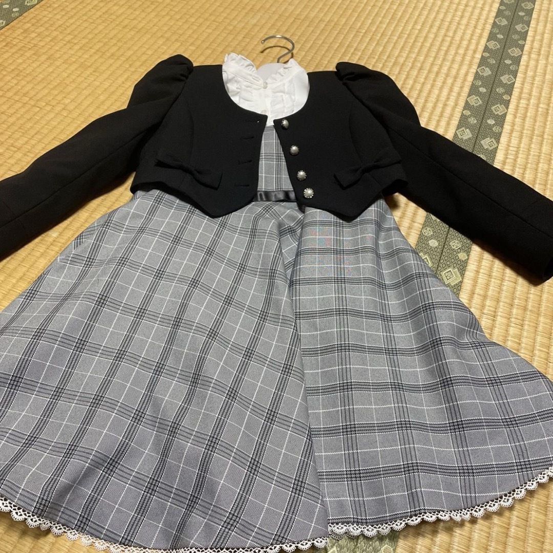 ELLE(エル)の入学式用ワンピース　サイズ120 キッズ/ベビー/マタニティのキッズ服女の子用(90cm~)(ドレス/フォーマル)の商品写真