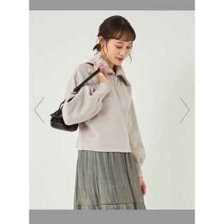 ユナイテッドアローズグリーンレーベルリラクシング(UNITED ARROWS green label relaxing)のグリーンレーベルリラクシング　裏起毛　ハーフジップ　プルオーバー(トレーナー/スウェット)