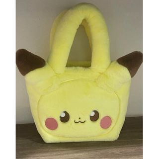 ポケモン GUコラボ フェイクファーバッグ ポケピース ピカチュウ(キャラクターグッズ)