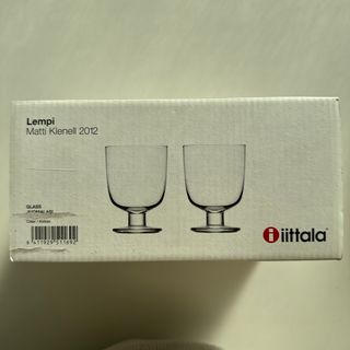 【新品未使用】iittala イッタラ レンピ ペアグラス クリア(グラス/カップ)