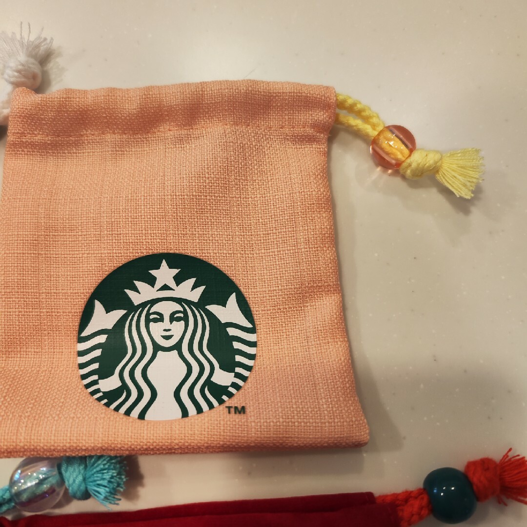Starbucks(スターバックス)のスタバ ミニカップについていた ミニ巾着 セット売り レディースのファッション小物(ポーチ)の商品写真
