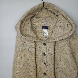 パタゴニア(patagonia)のパタゴニア　メリノウール　ニット　プルオーバー　パーカー　セーター　ベージュ　M(ニット/セーター)