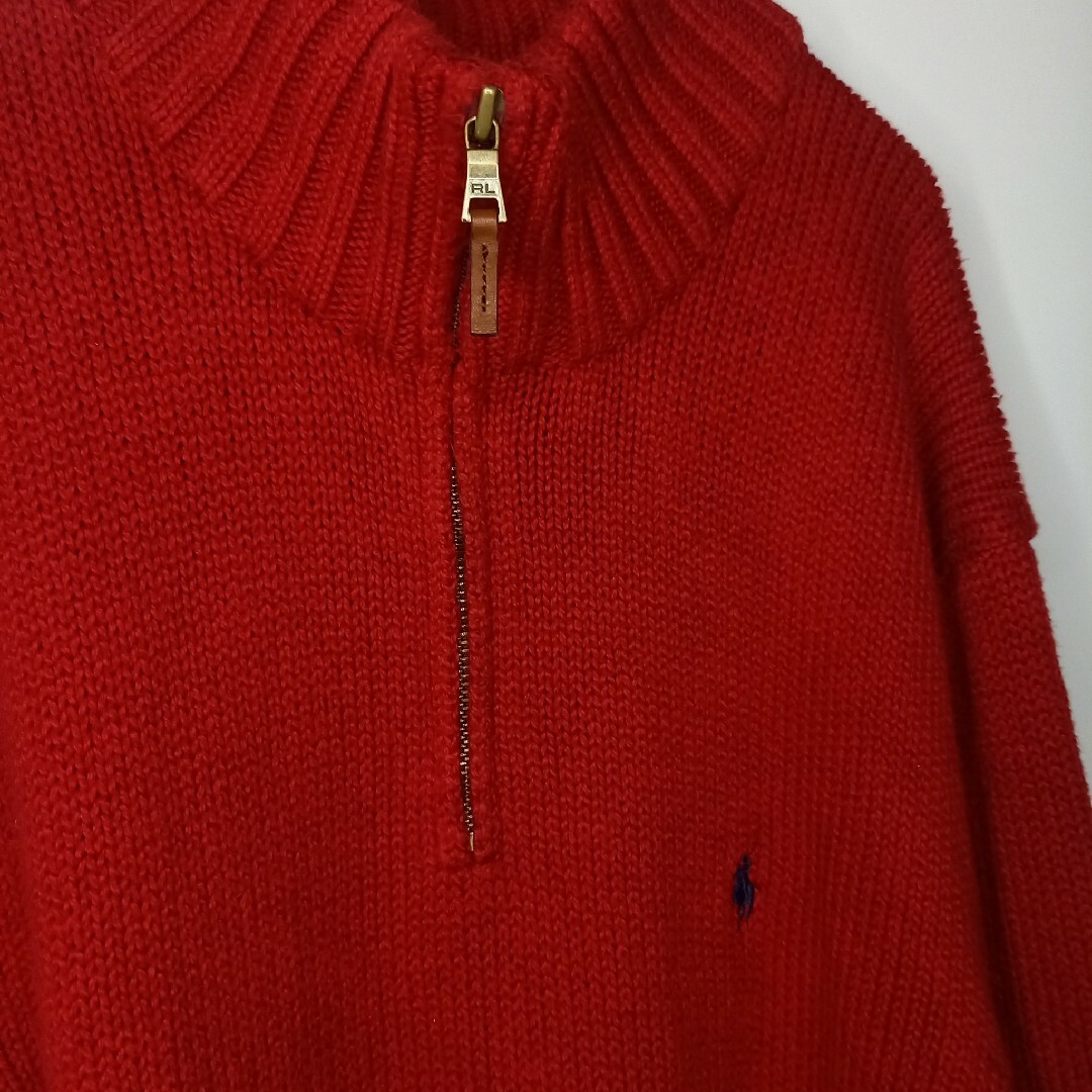 POLO RALPH LAUREN - ラルフローレン ハーフジップ コットン POLO RALPH LAUREN - ラルフローレン ハーフジップ コットン