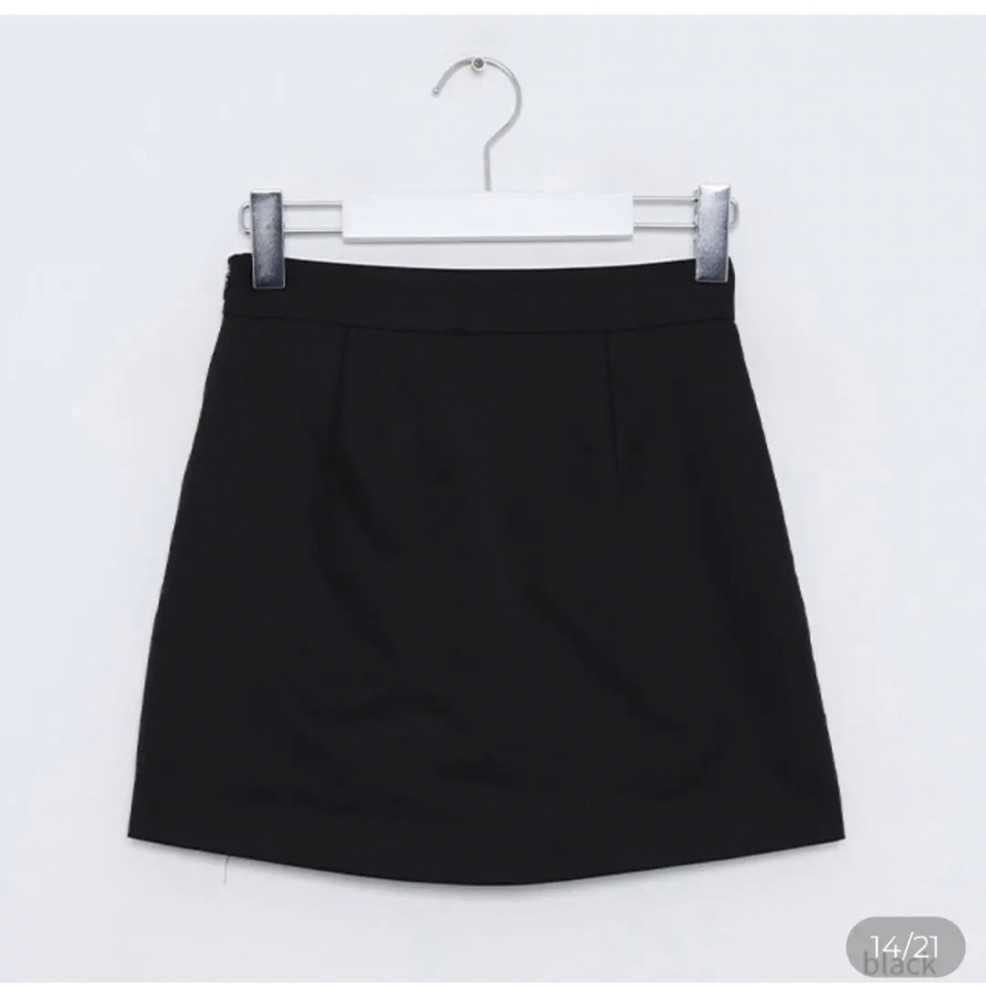 美品　nugu 黒　Lサイズ レディースのスカート(ミニスカート)の商品写真