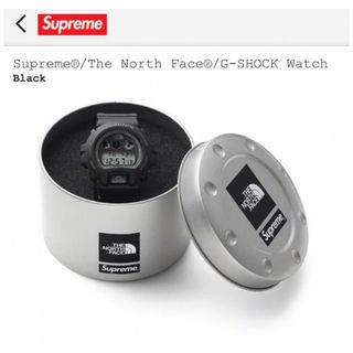 シュプリーム(Supreme)のSupreme The North Face G-SHOCK black(腕時計(デジタル))