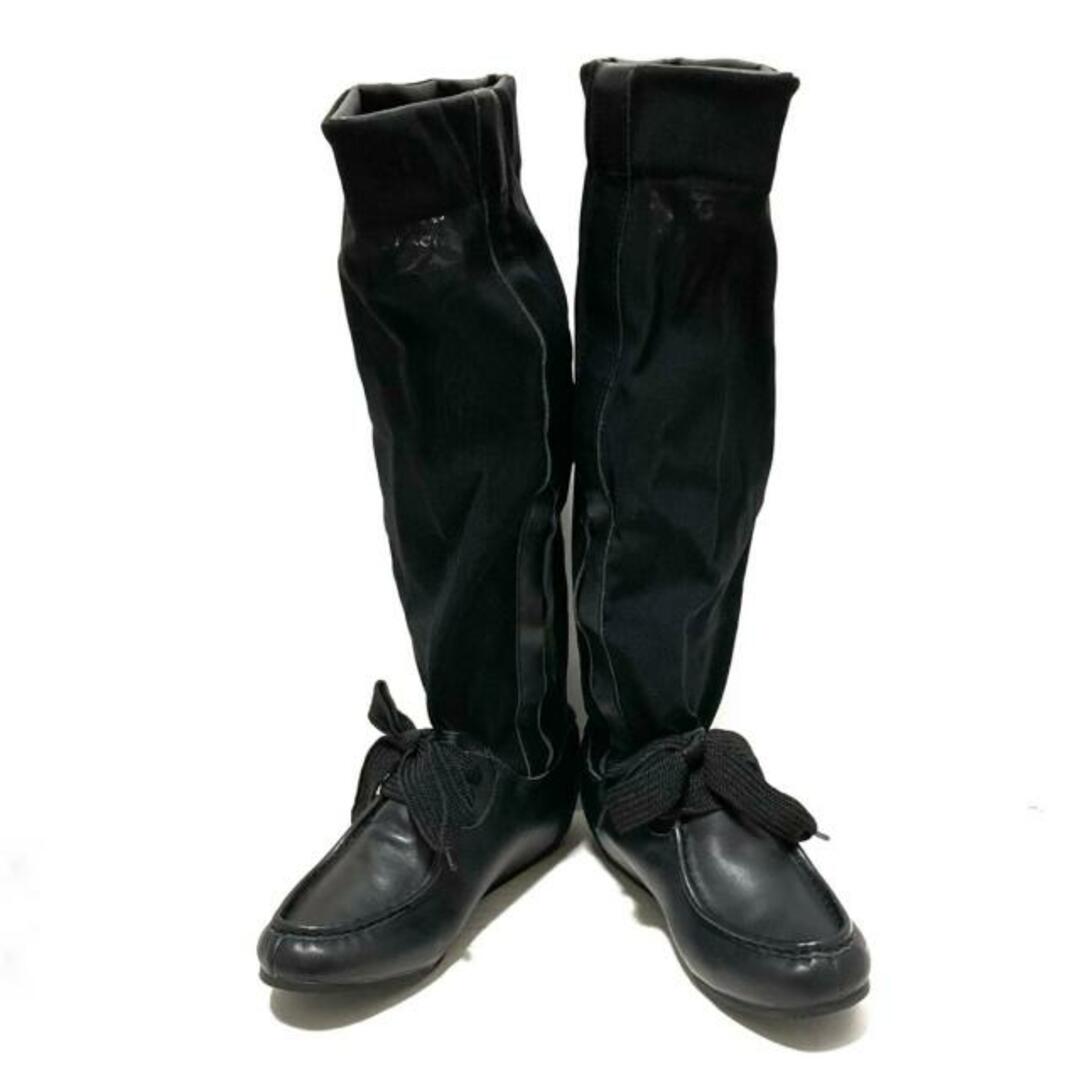 PLEATS PLEASE ISSEY MIYAKE(プリーツプリーズイッセイミヤケ)のプリーツプリーズ ロングブーツ 23.5美品  レディースの靴/シューズ(ブーツ)の商品写真