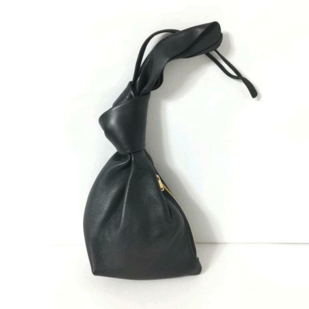 Jil Sander(ジルサンダー)のジルサンダー ポーチ美品  - 黒 レザー レディースのファッション小物(ポーチ)の商品写真