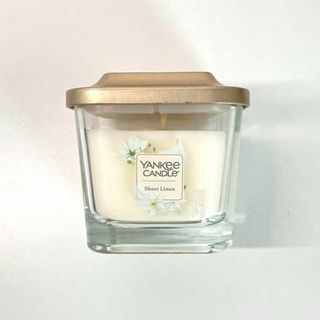 ヤンキーキャンドル(YANKee CANDLe)のヤンキーキャンドル エレベーションジャーＳ シアーリネン アロマキャンドル(キャンドル)